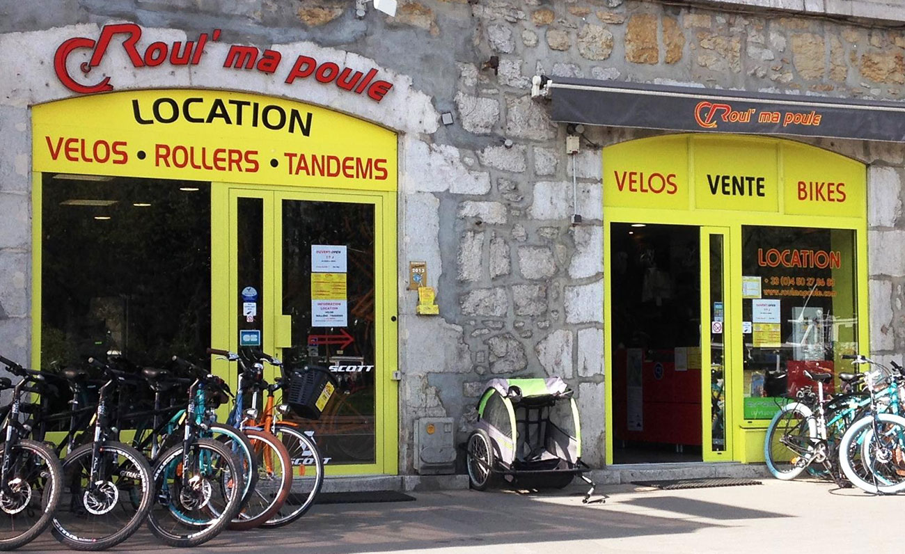 Magasin Roul Ma Poule Location vélo Annecy